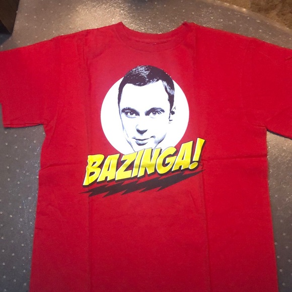 T-shirt XL Sheldon Cooper Bazinga ! The Big Bang Theory - Modèle Officiel Warner Bros - Homme